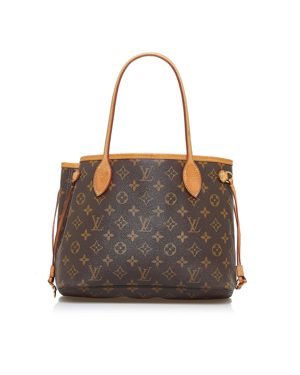 Louis Vuitton Neverfull Gm Navy Leather Tote Bag (Pre-Owned)
