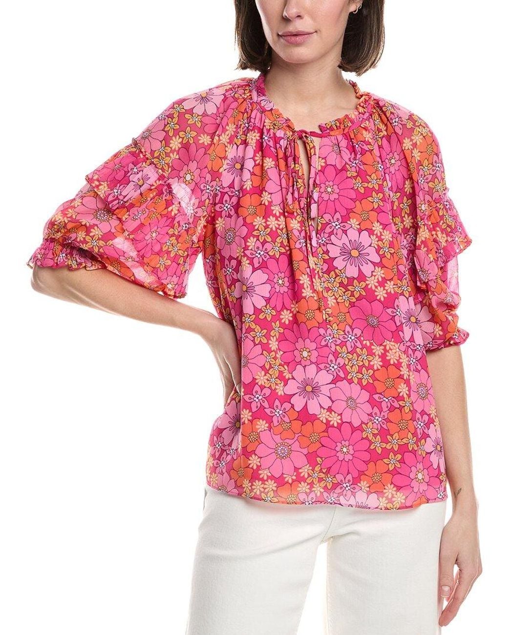 Ramy Brook Pink Janae Blouse