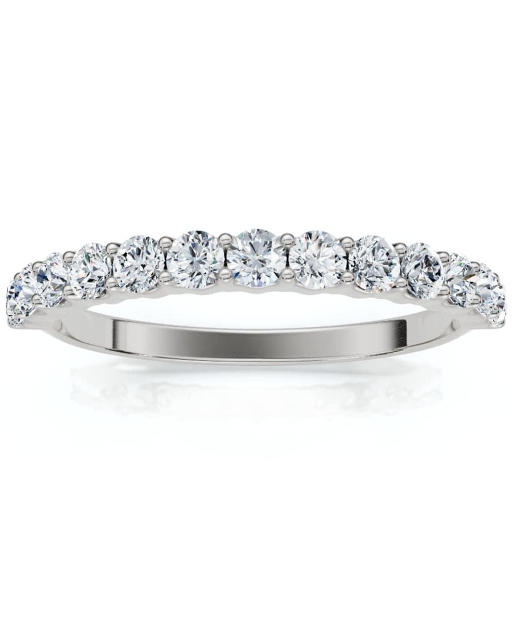 Pompeii3 1/2 Ct Tdw Diamond Wedding Ring Stackable Anniversary Band 14K ...