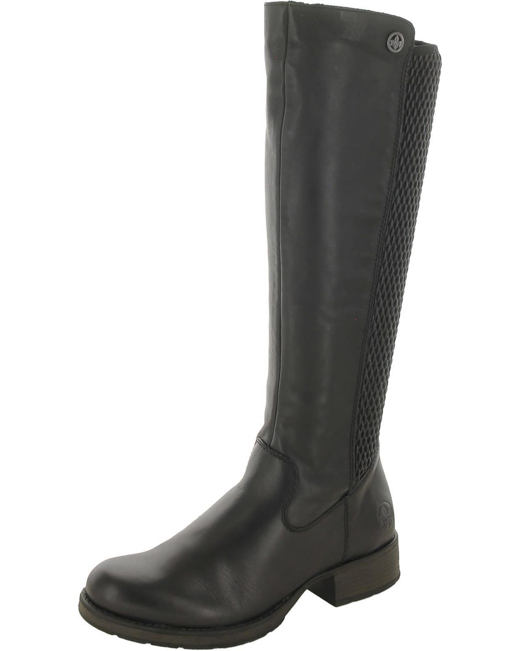 rieker knee length boots