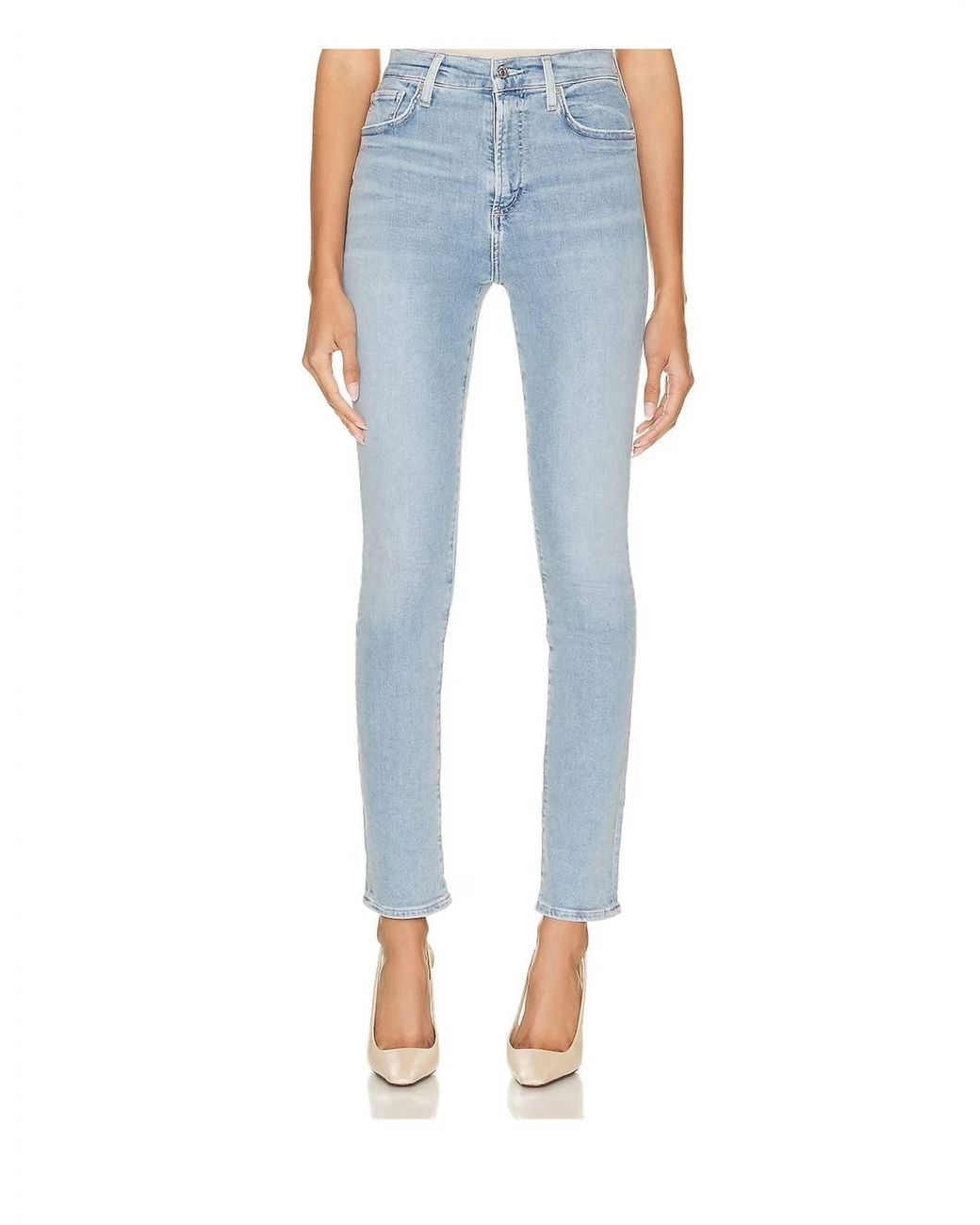 Citizens of Humanity Olivia High Rise Slim in Blue | Lyst