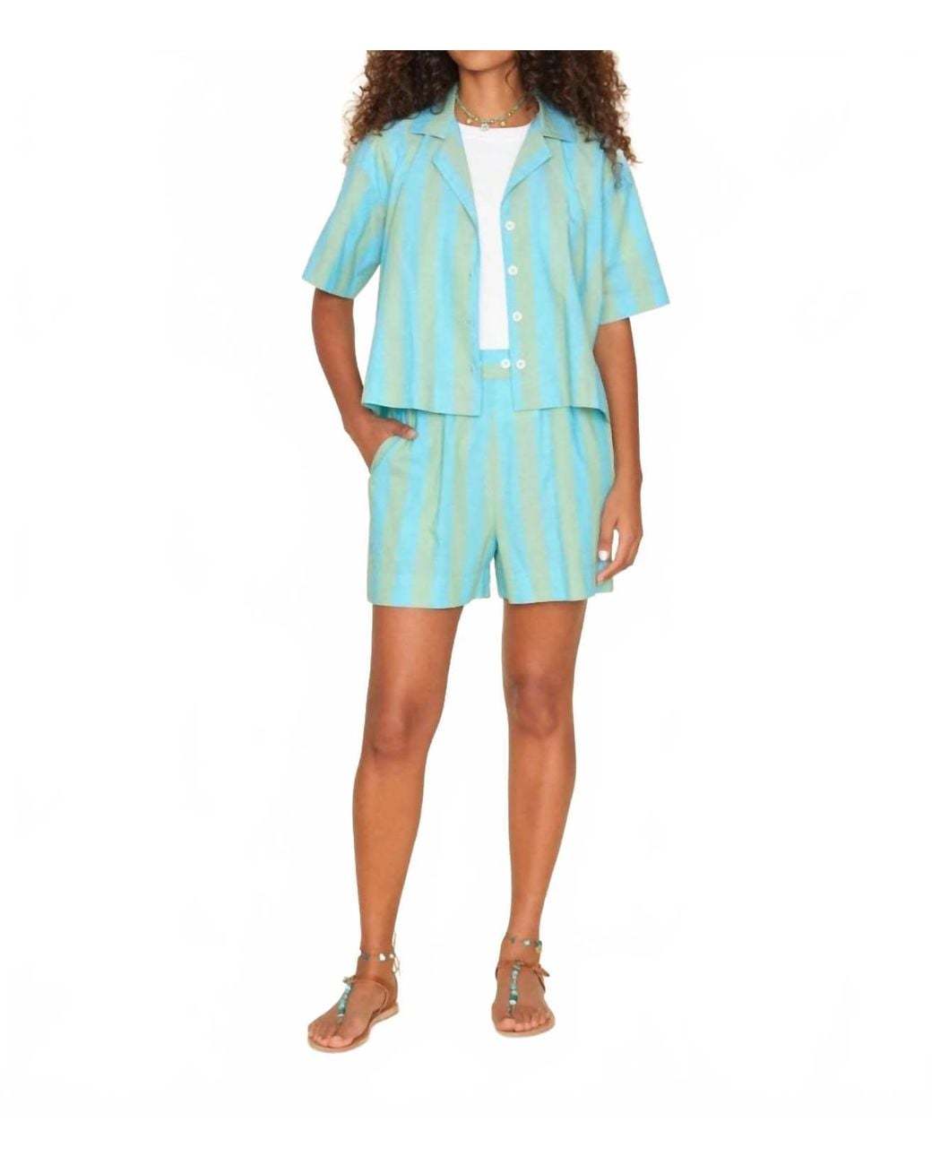 Xirena Blue Casey Pull On Short