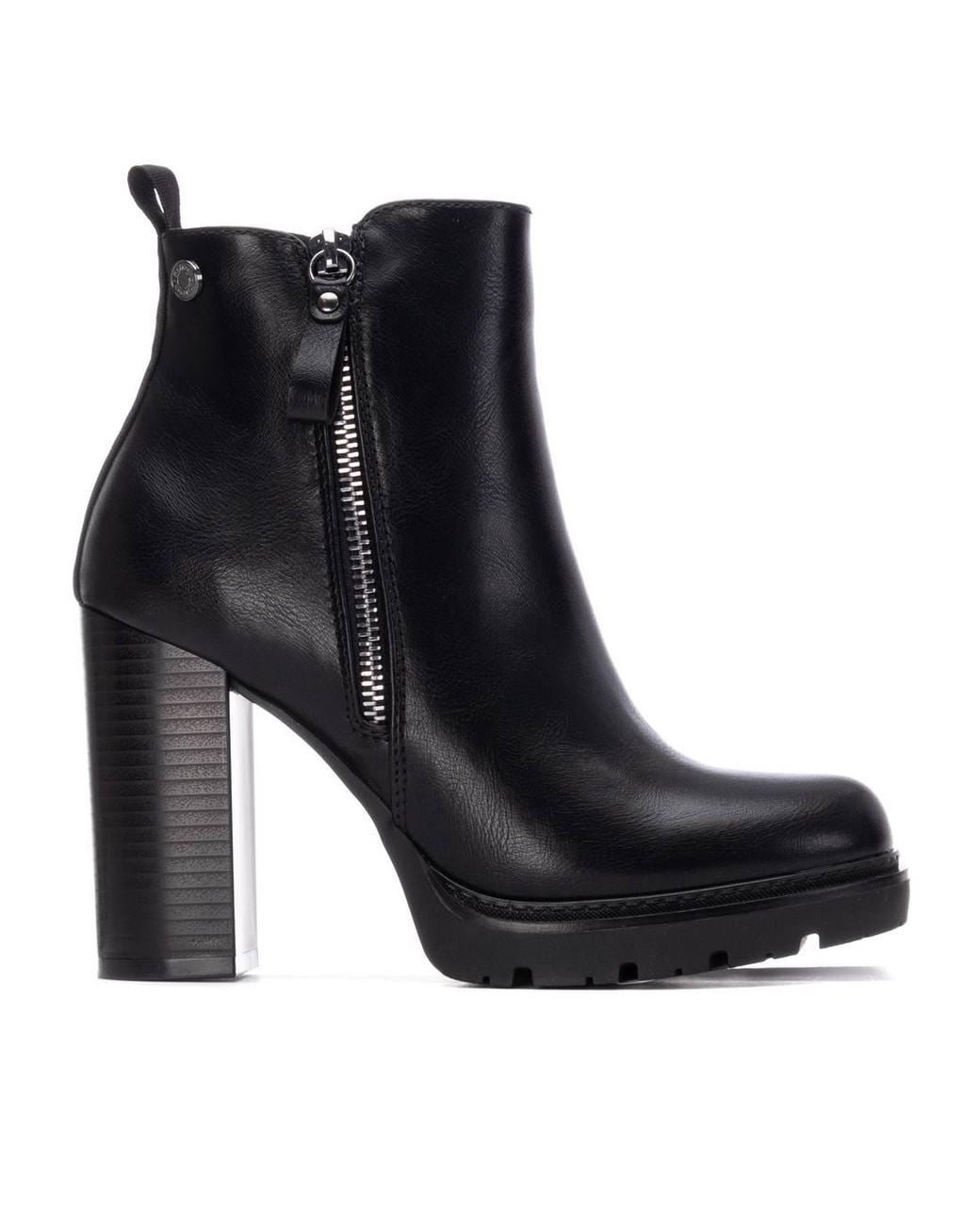 Xti Black Heeled Ankle Booties Refresh Collection By