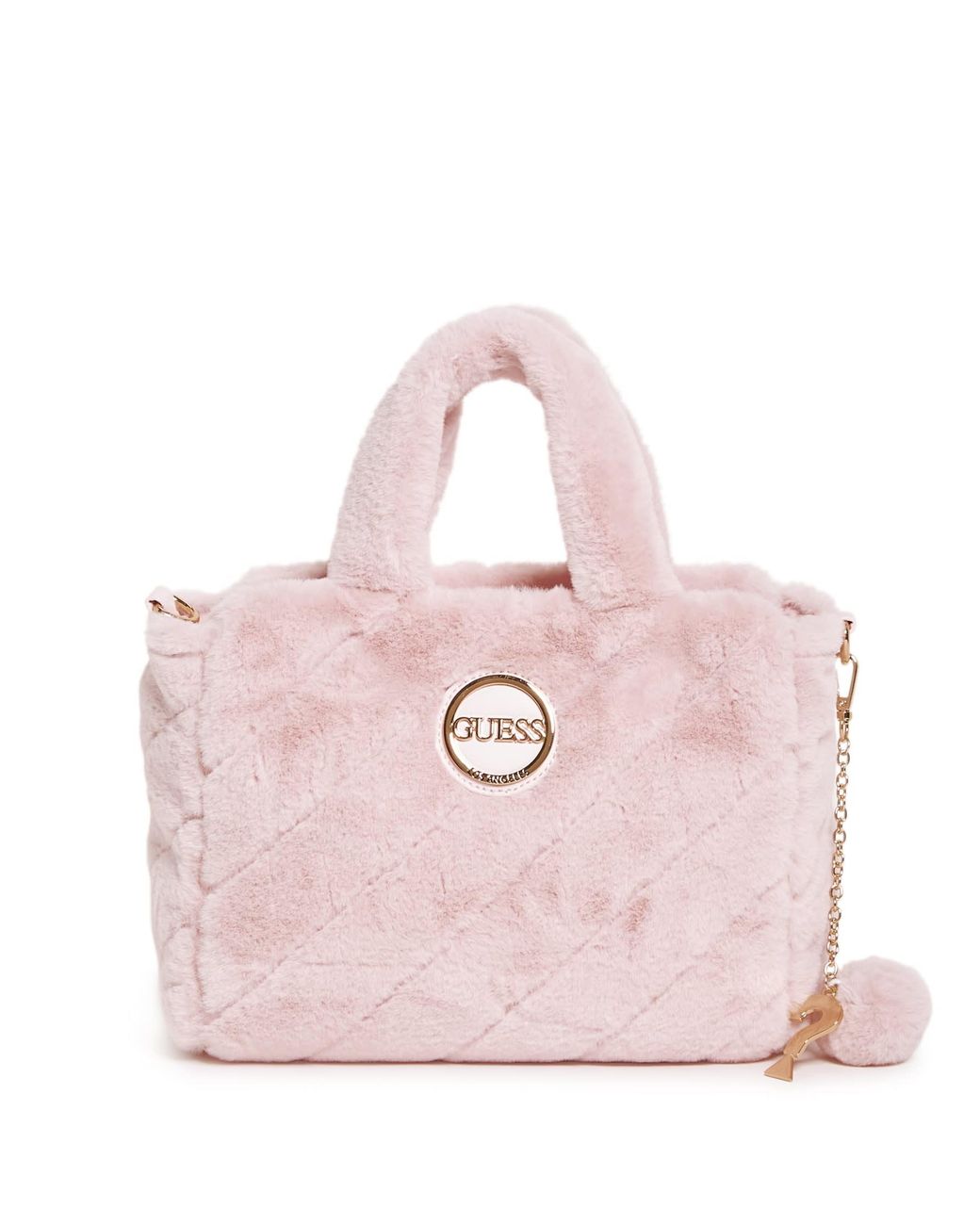 Guess Factory Jodie Faux-fur Tote in Pink
