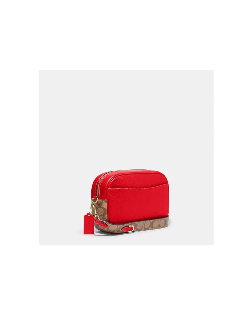 Coach camera shop bag red