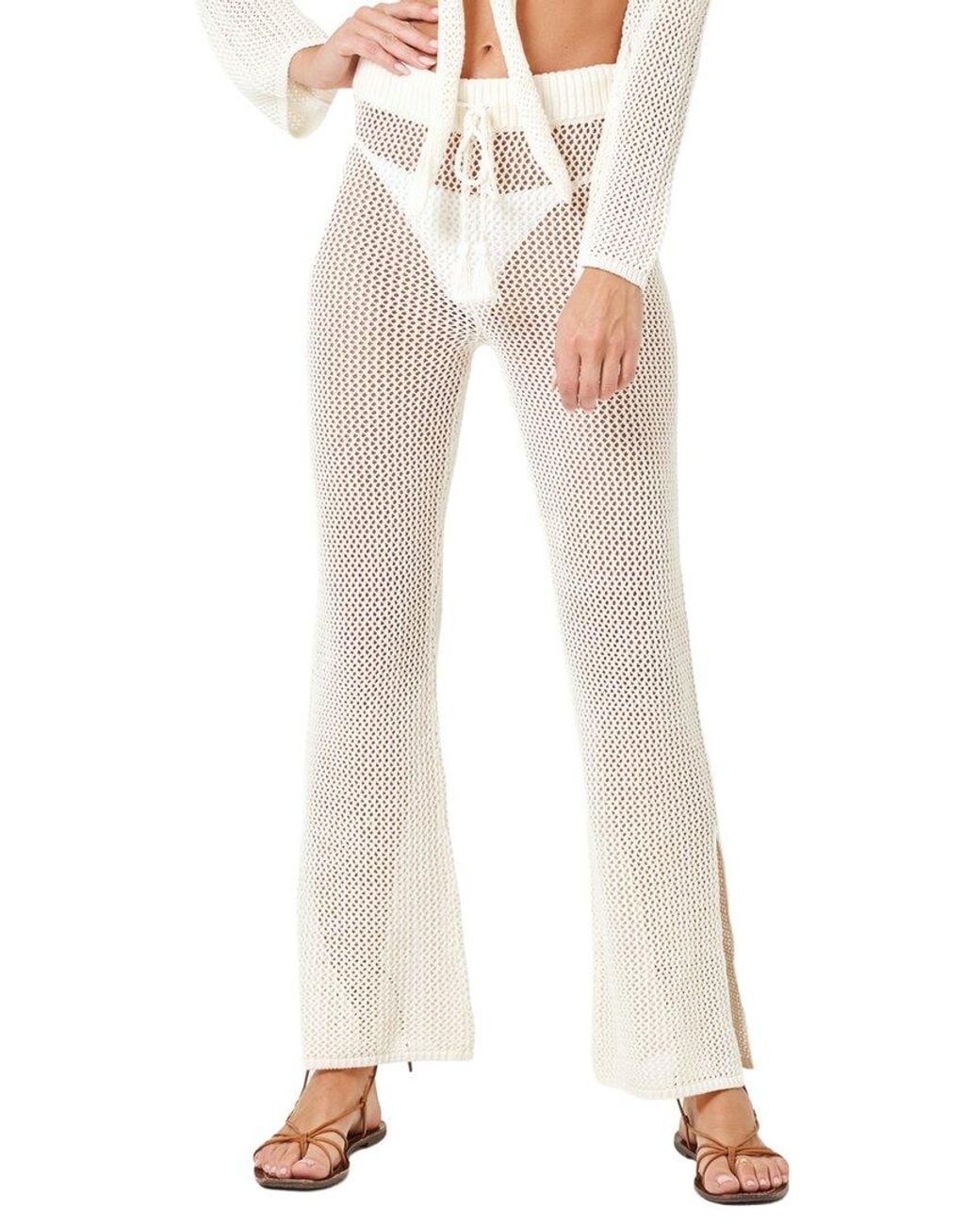 LSPACE White Los Cabos Pant