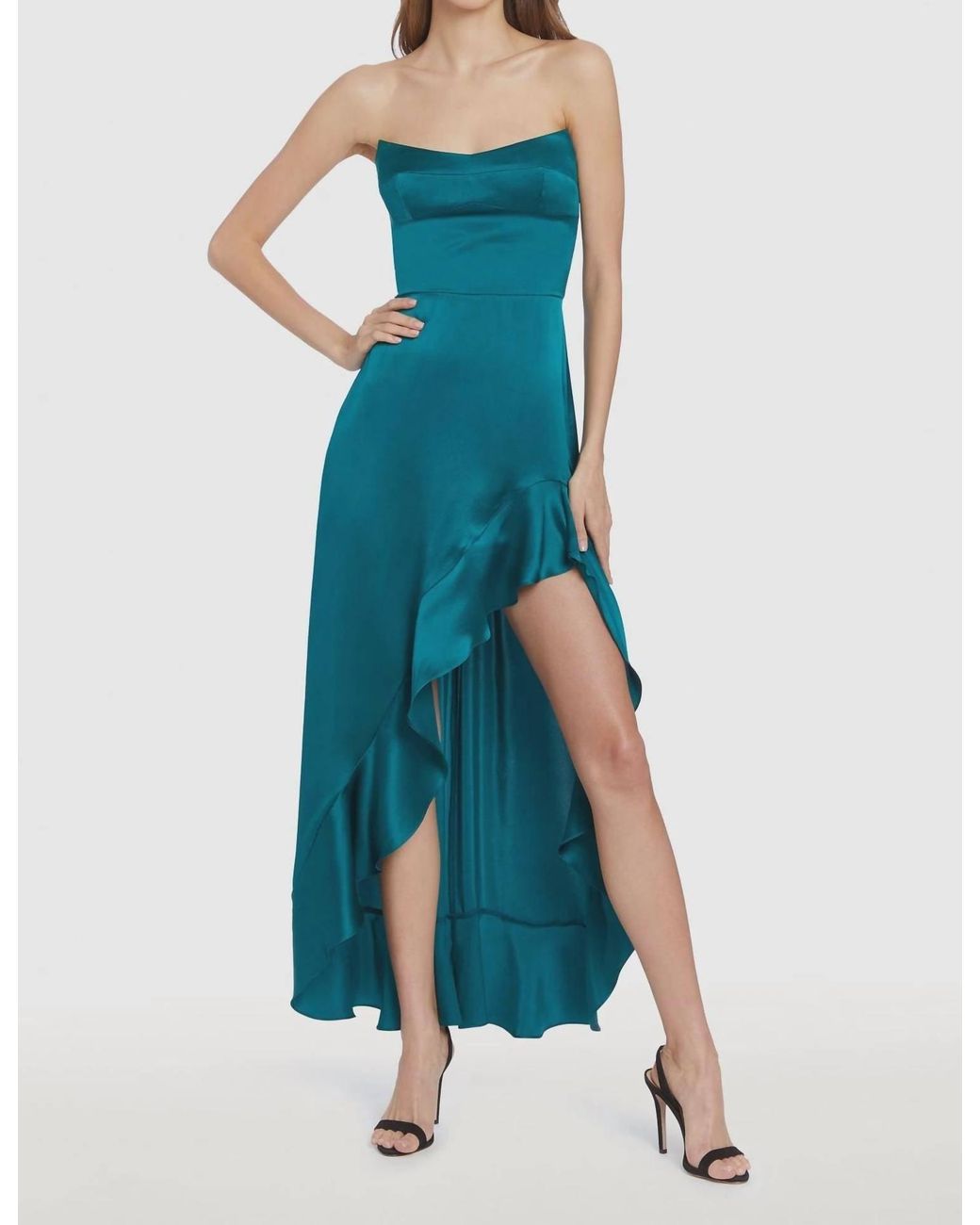 backless black halter dress Maxi With Back Straps – JeeBas Clementine Cutie Cobalt Blue cocktail and party dresses Color:Champagne*