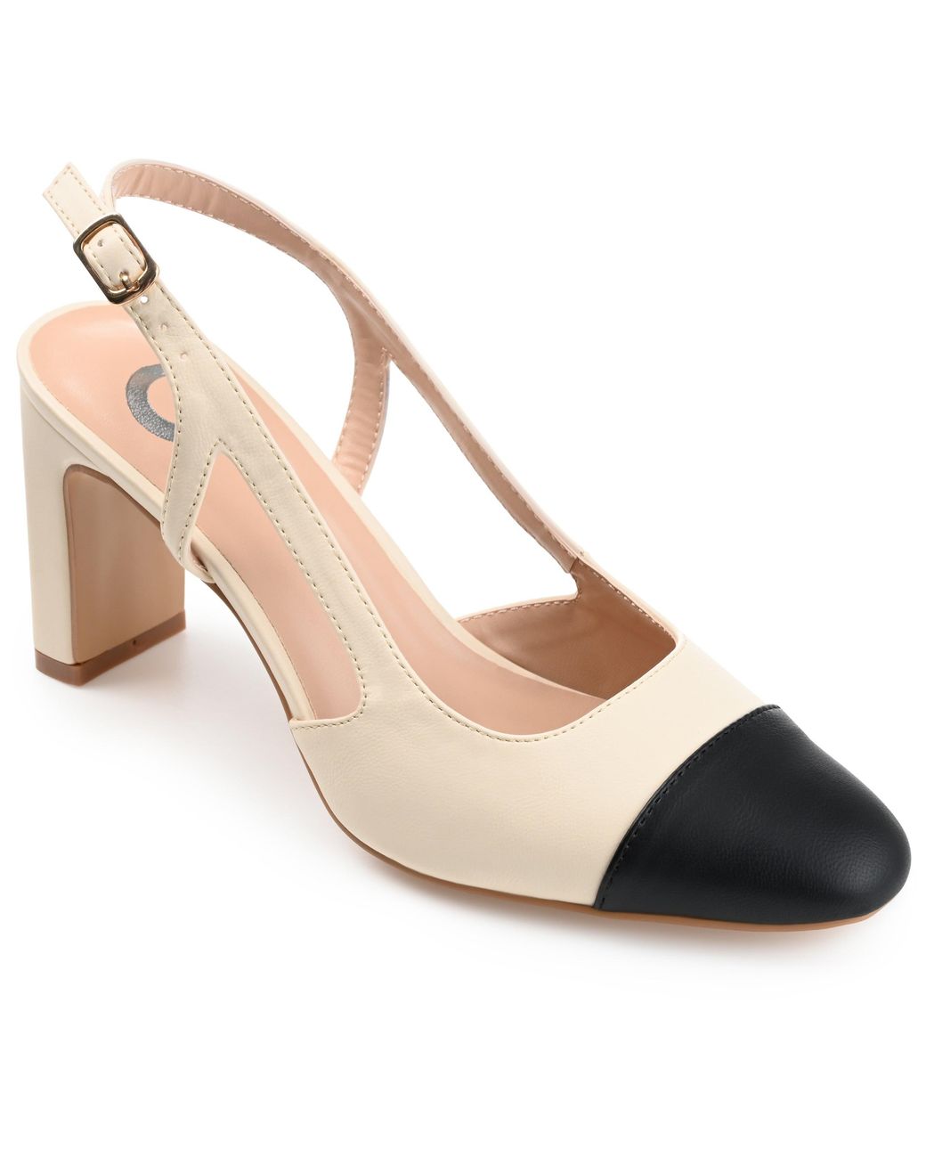 Journee Collection Metallic Collection Reignn Pump