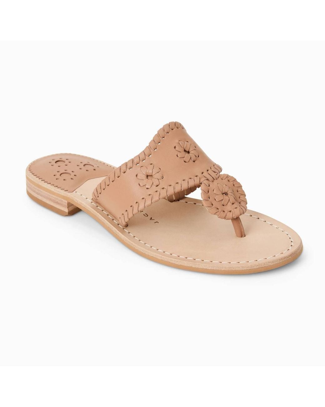 Jack Rogers Pink Original Jacks Flat Sandal