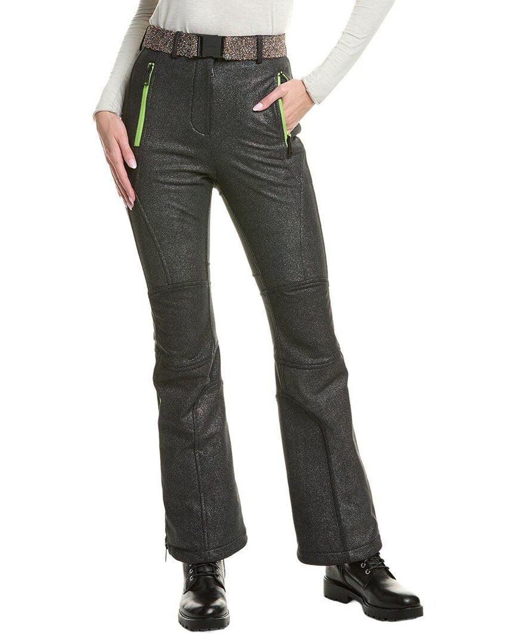 Khrisjoy Gray Glitter Ski Pant
