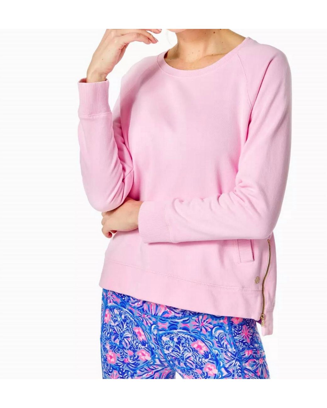 Lilly Pulitzer Luxletic Beach Comber Pullover I in Pink Lyst