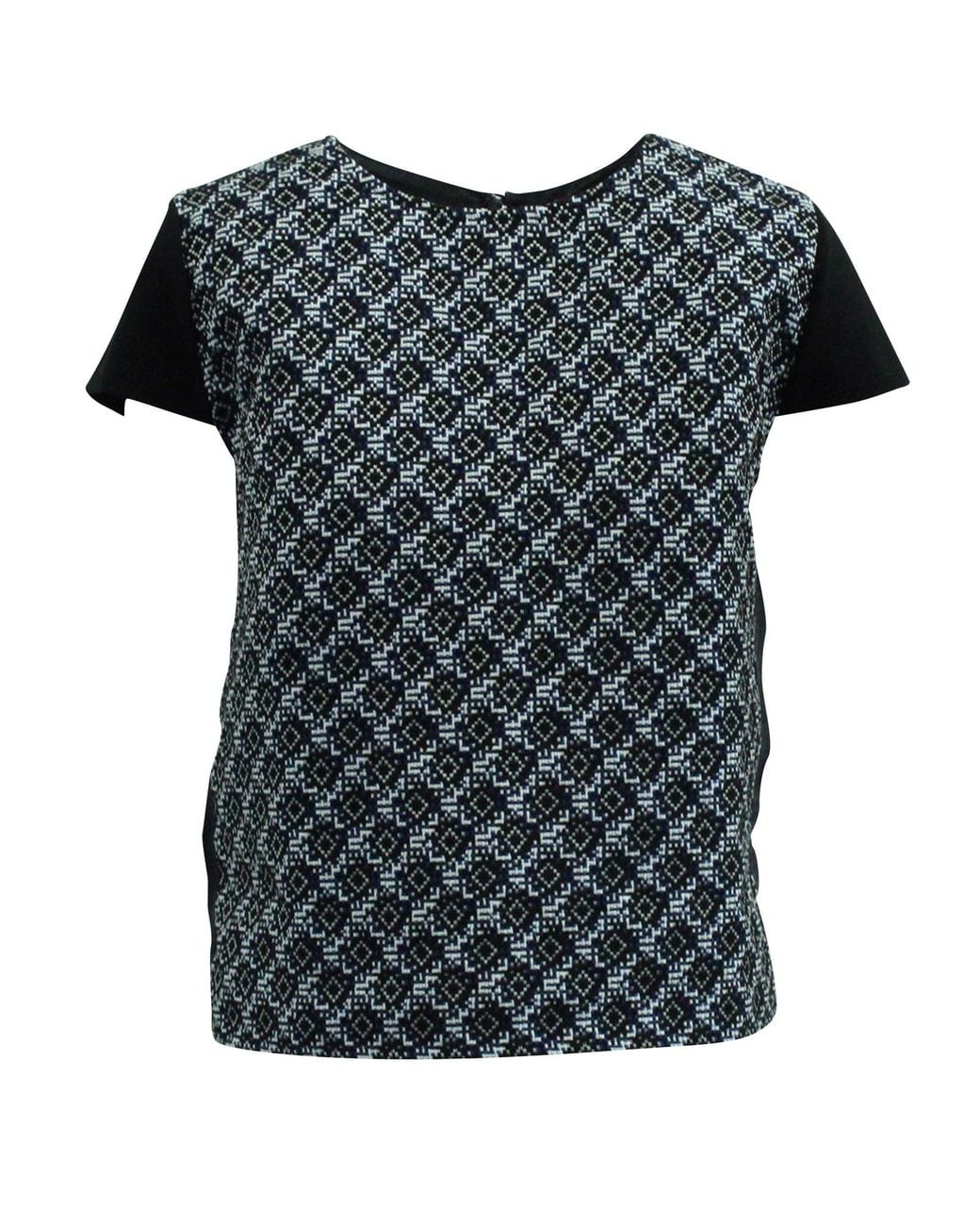 Maje Black Printed Blouse