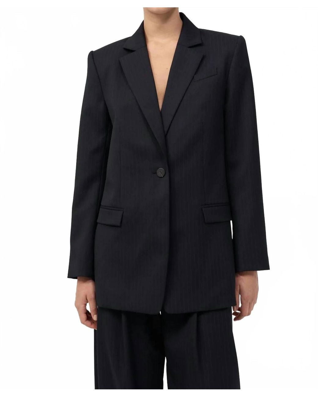 St. Agni Black Split Back Blazer