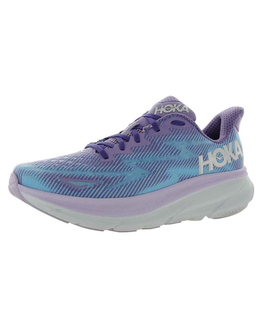 Hoka One One Clifton 9 Fitness Workout Running Shoes in Blue Lyst