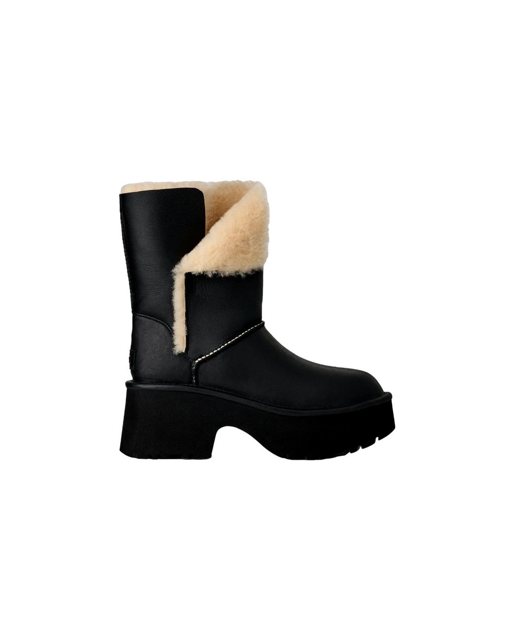 Ugg Black Esmee Leather Boot 1172590-Blk