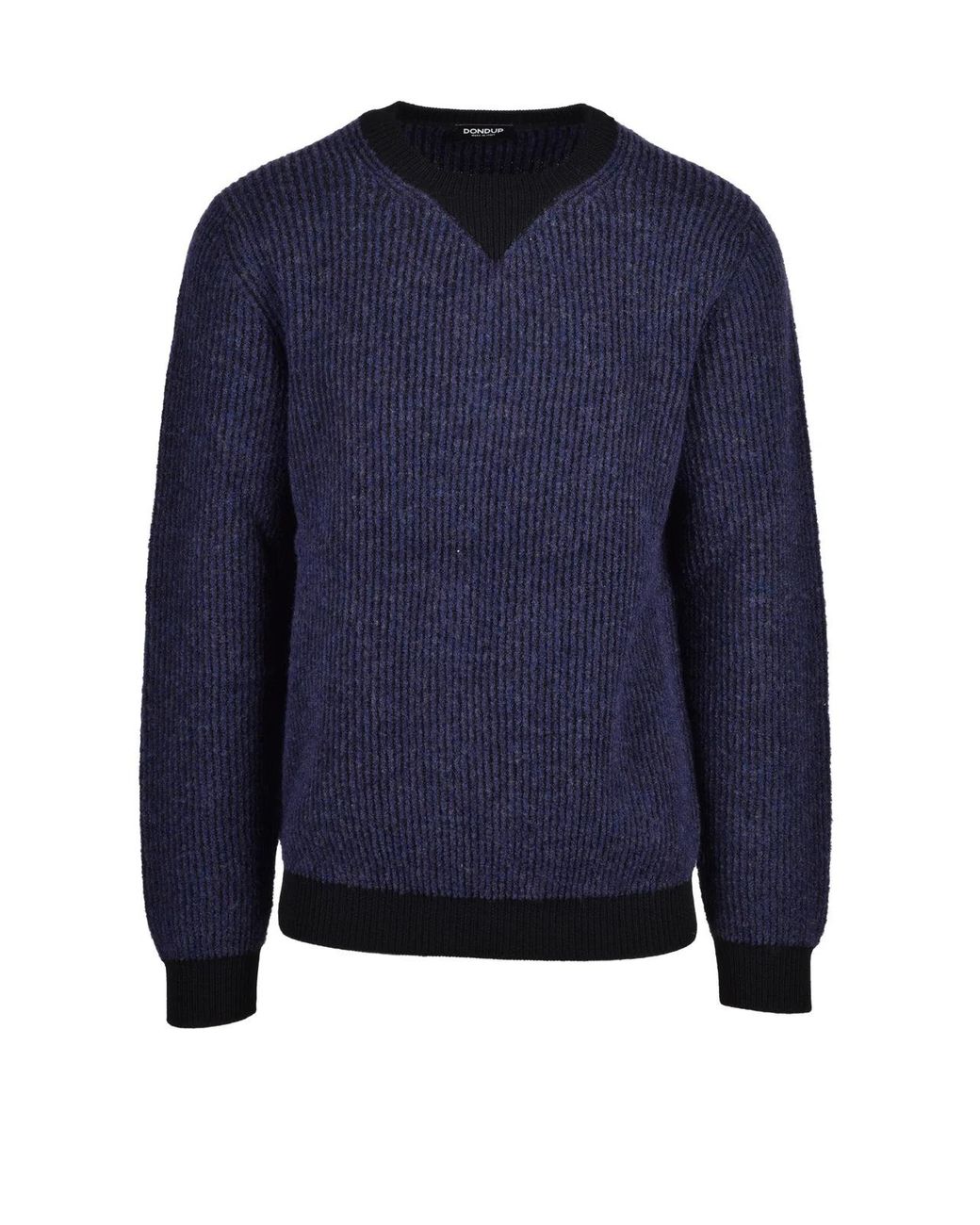 Dondup Blue Crew Neck Sweater for men