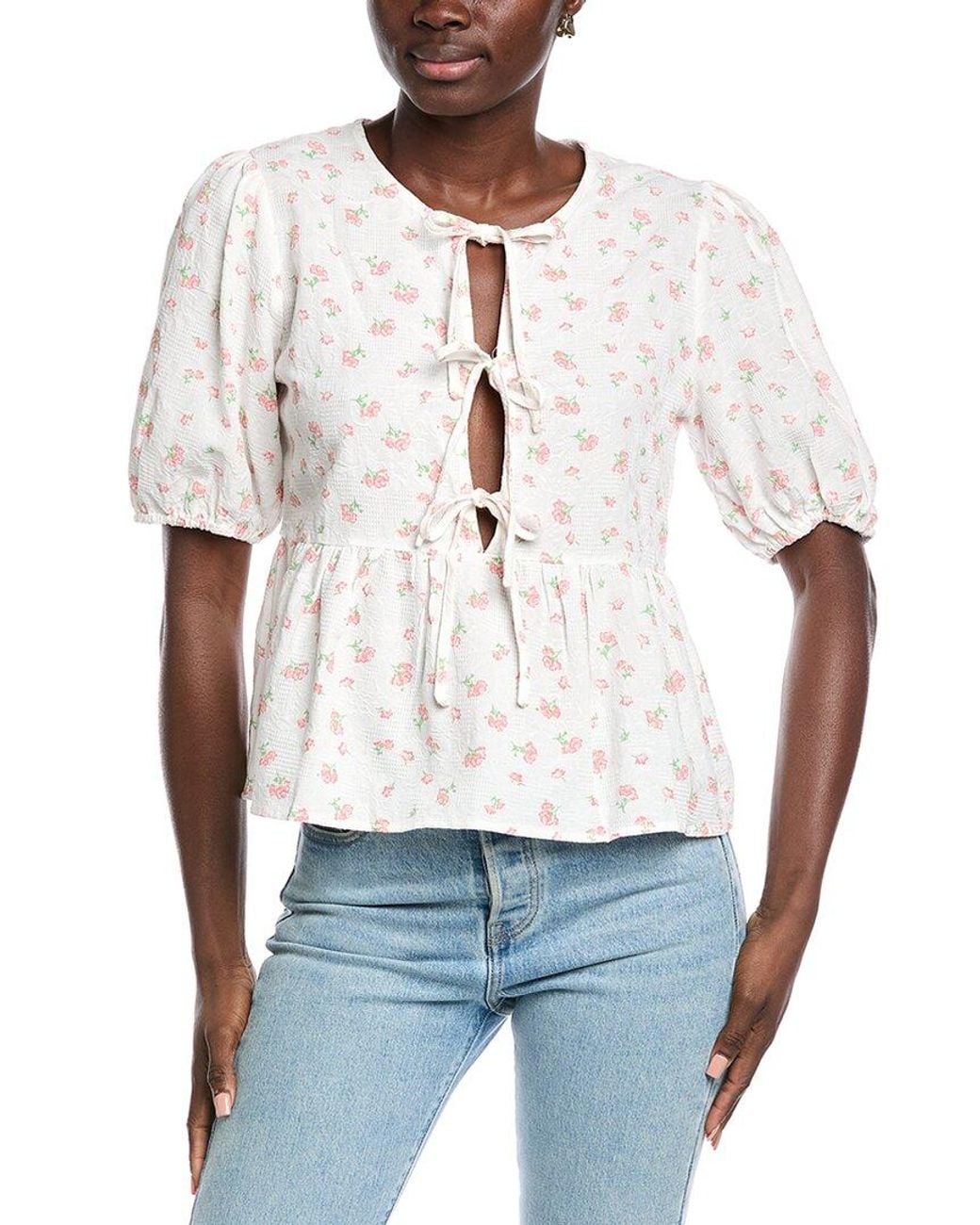 ANNA KAY White Doinne Blouse