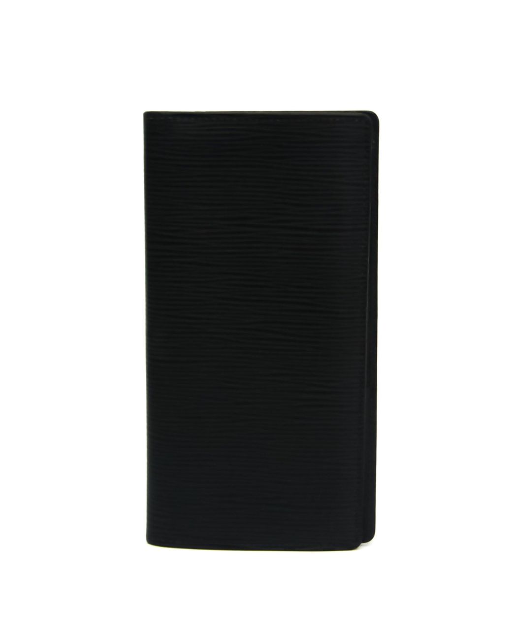 Authentic Louis Vuitton Black Epi Porte feiulle Brazza Long Wallet !!!
