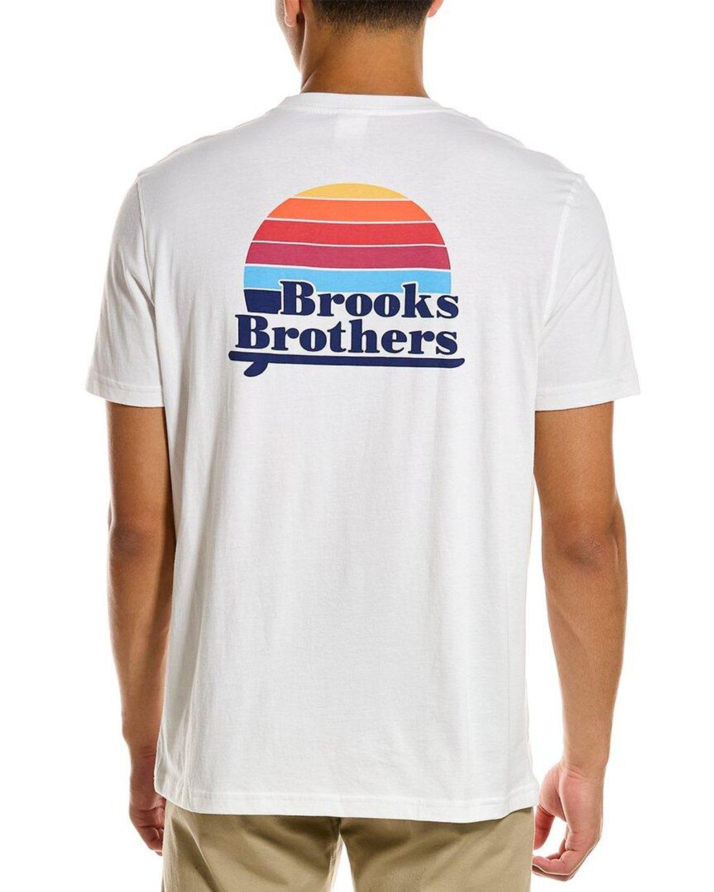 Brooks Brothers Sunset Pocket T-shirt in White for Men | Lyst
