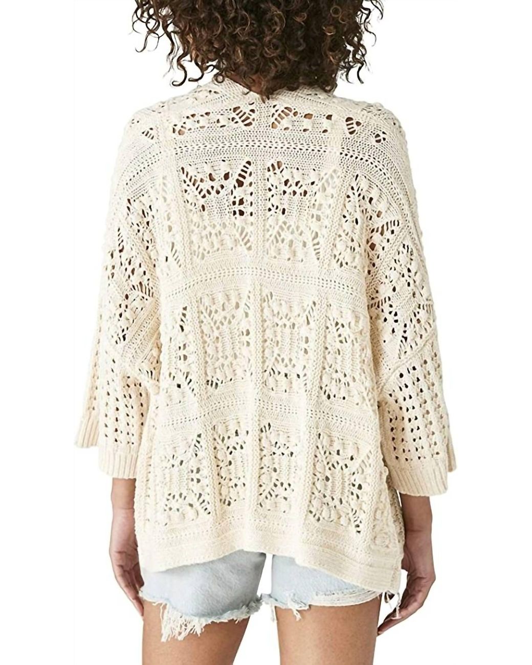 Lucky Brand Crochet Cardigan I in 