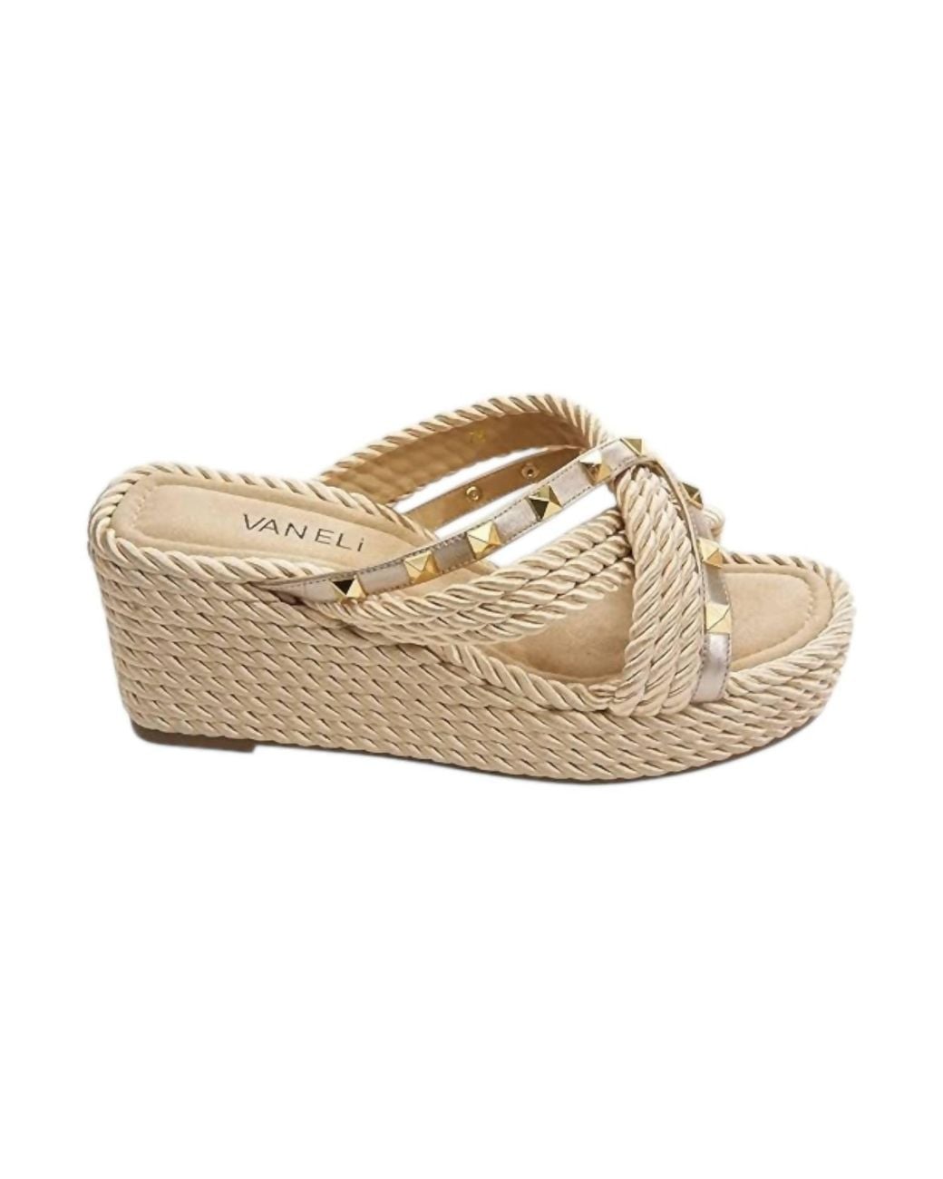 Vaneli White Clem Sandals