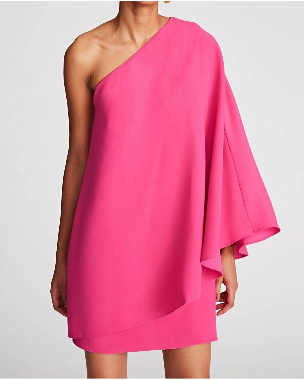 Halston heritage cold shoulder crepe gown best sale