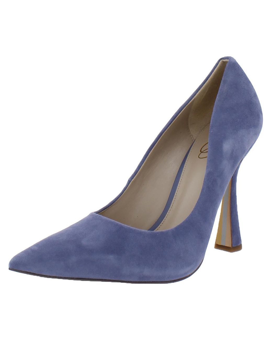 Sam Edelman Antonia Padded Insole Pointed Toe Pumps in Blue | Lyst