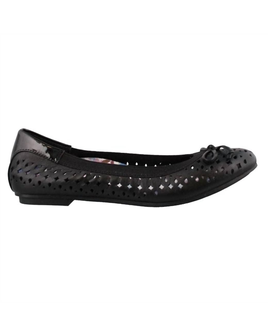 Vionic Black Spark Surin Ballet Flats