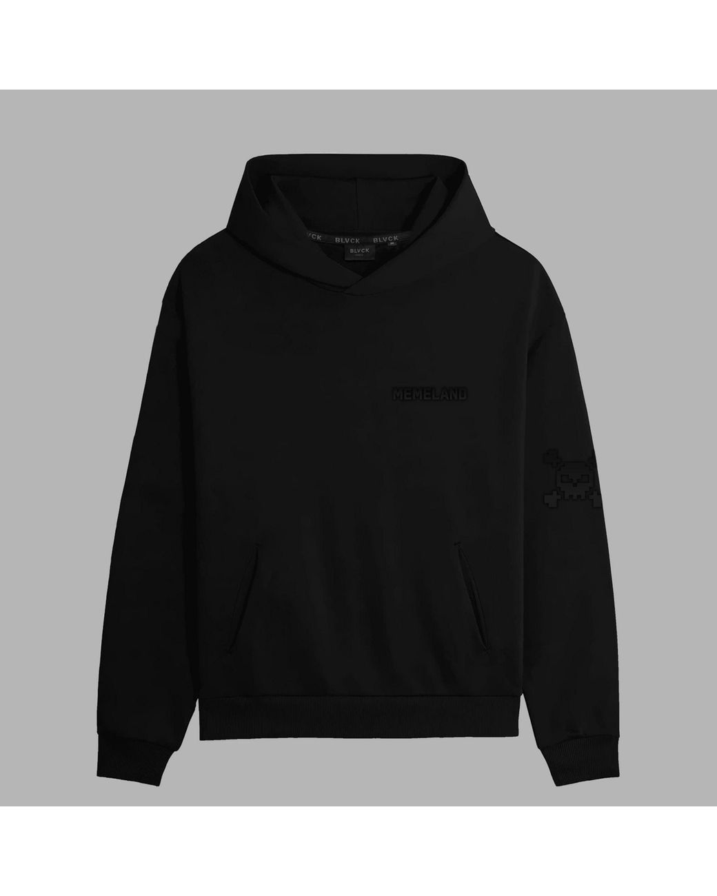 Blvck Paris Blvck X Memeland Essential Hoodie in Black for Men | Lyst