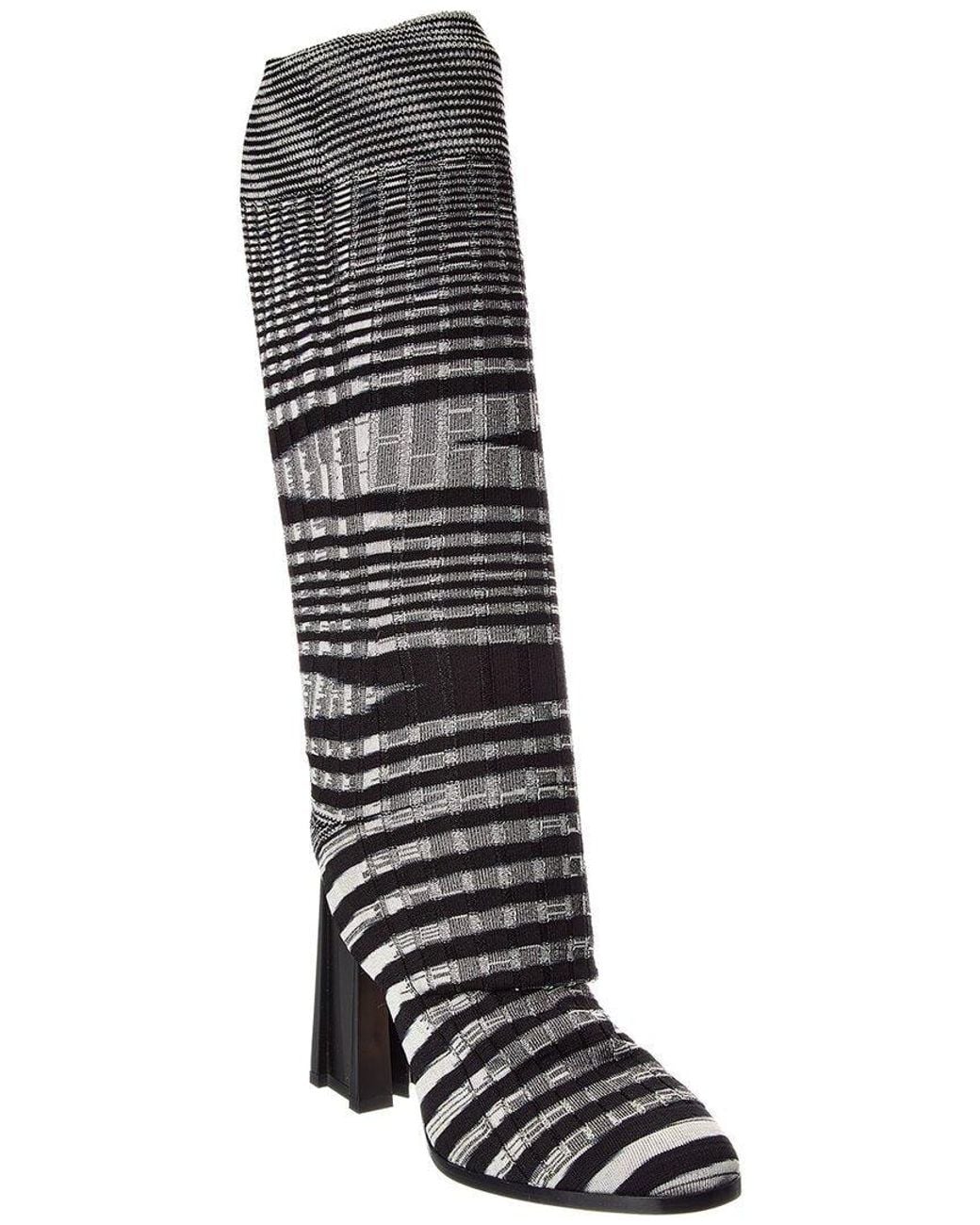 Missoni Black Knit Boot