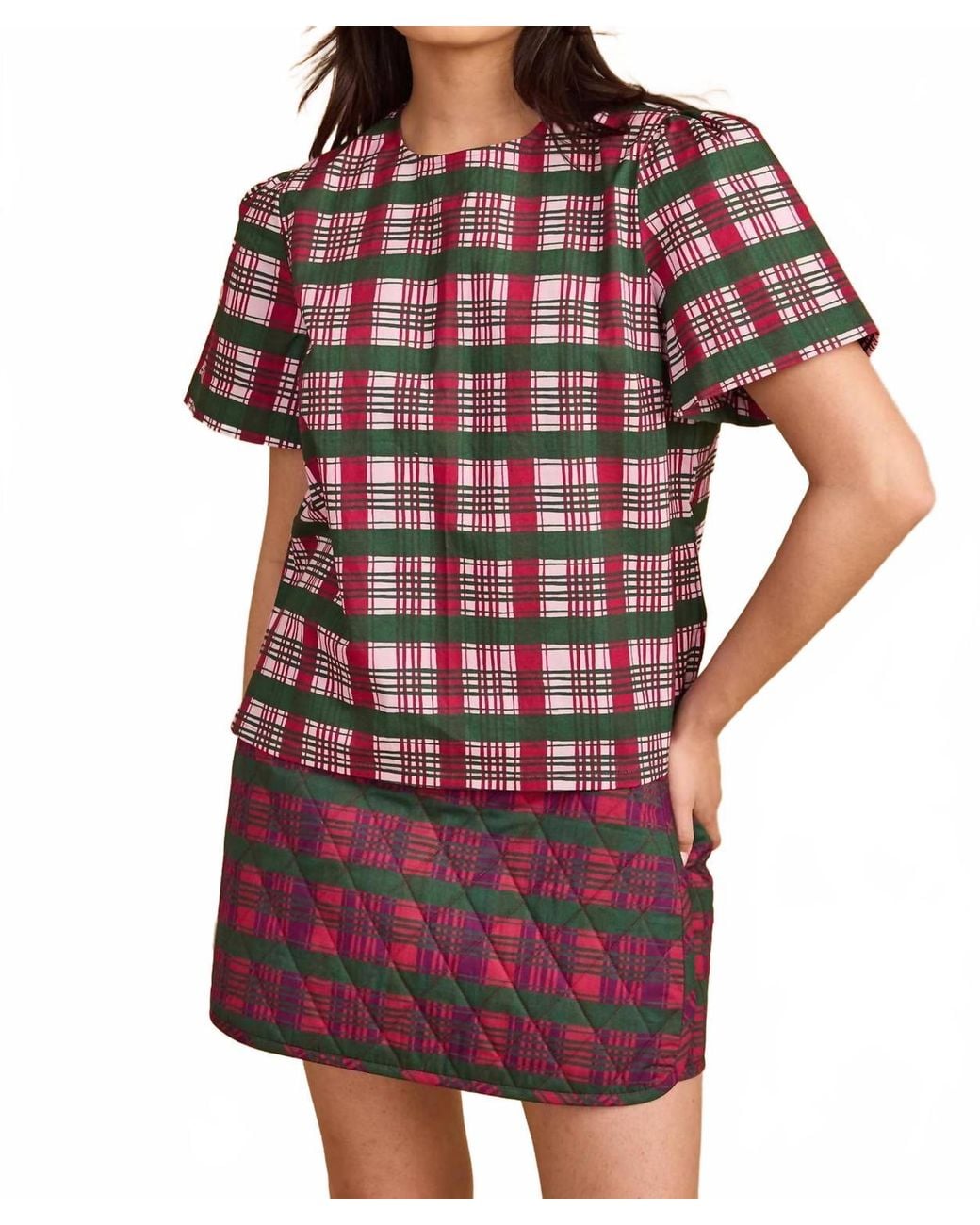 Double A Red Jamie Top
