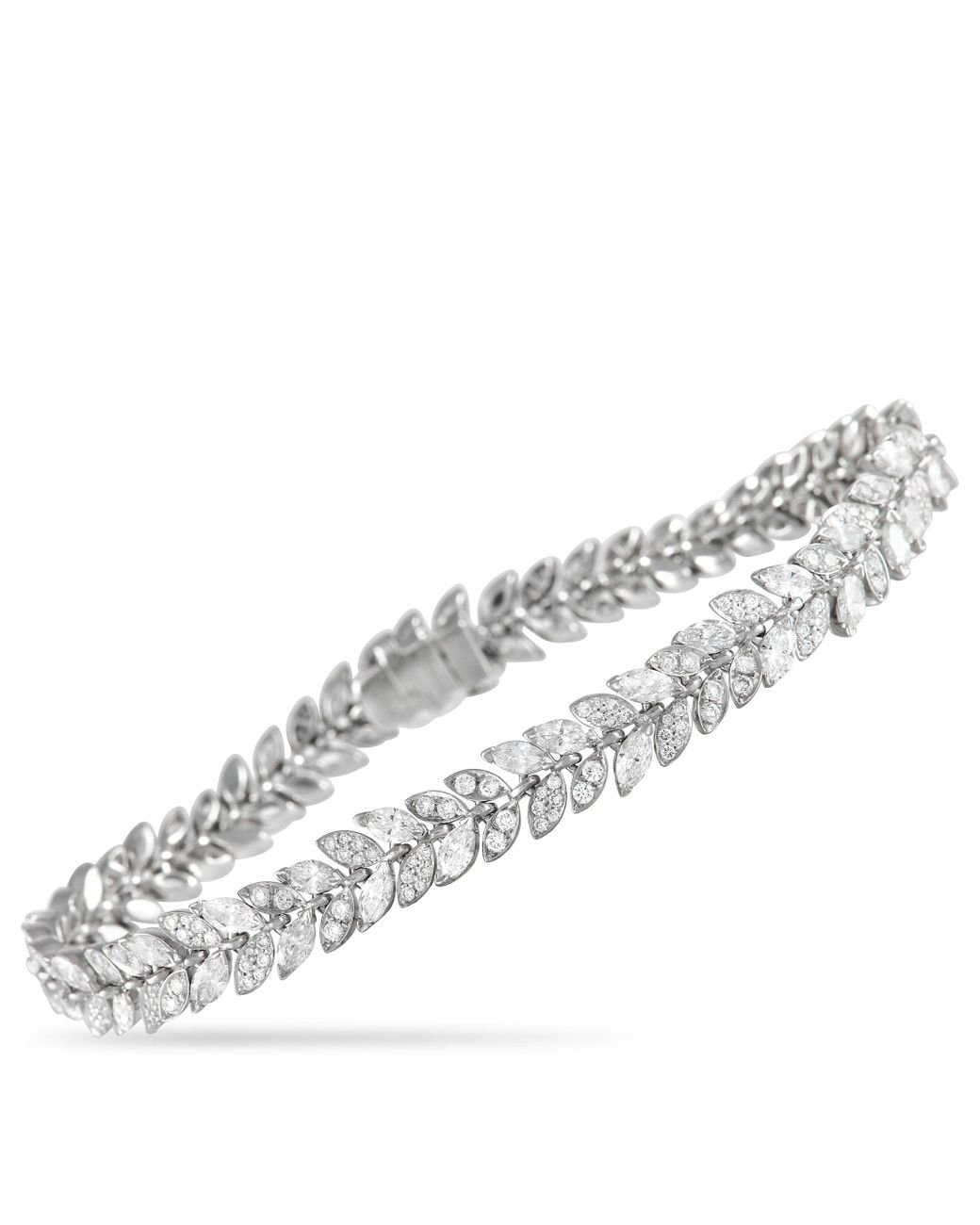 Tiffany Victoria diamond vine bracelet in platinum small  Tiffany  Co