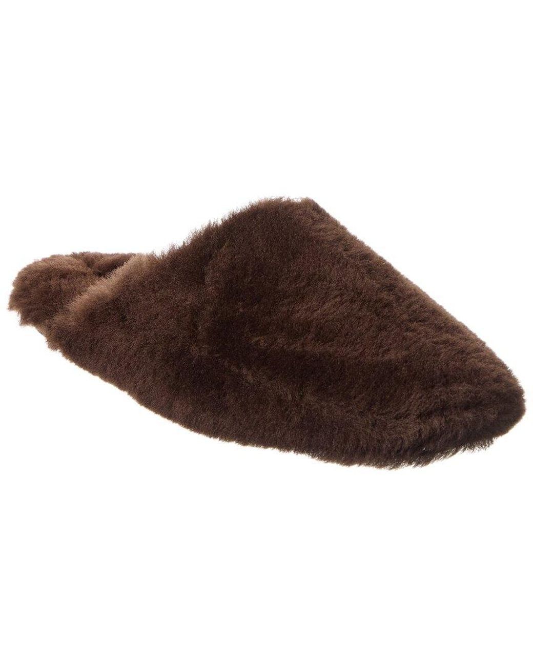 Aeyde Brown Rega Shearling Mule