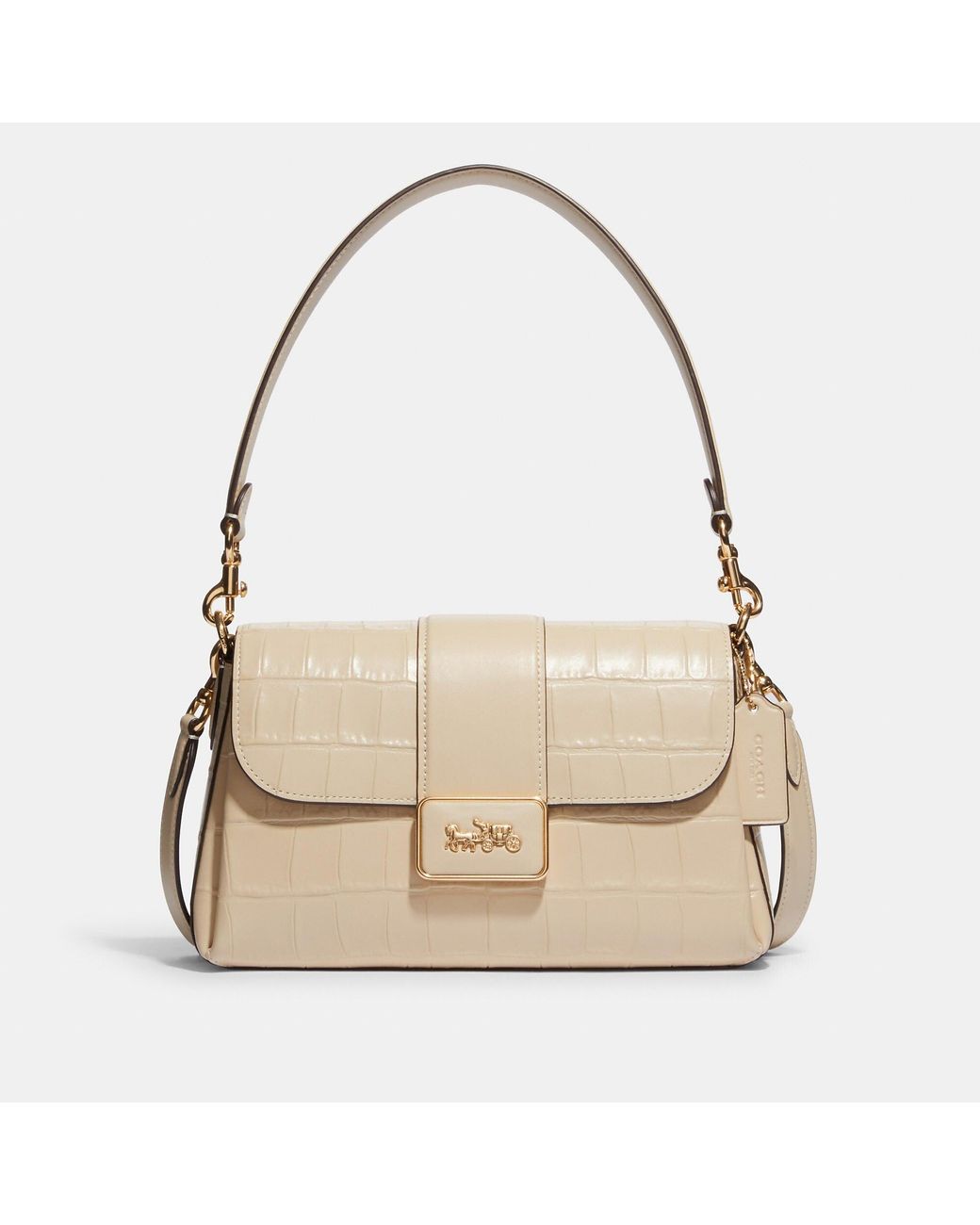 COACH Grace Shoulder Bag in Natural Lyst