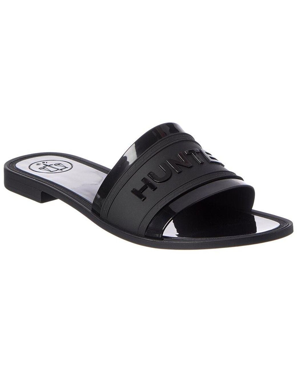 Hunter Black Marina Sandal
