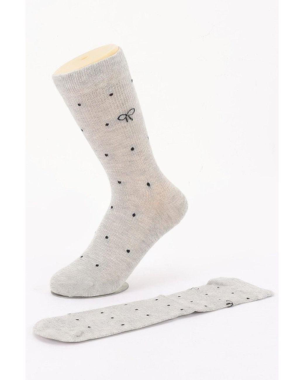 TRUEDAMES White Cotton Stretch Socks