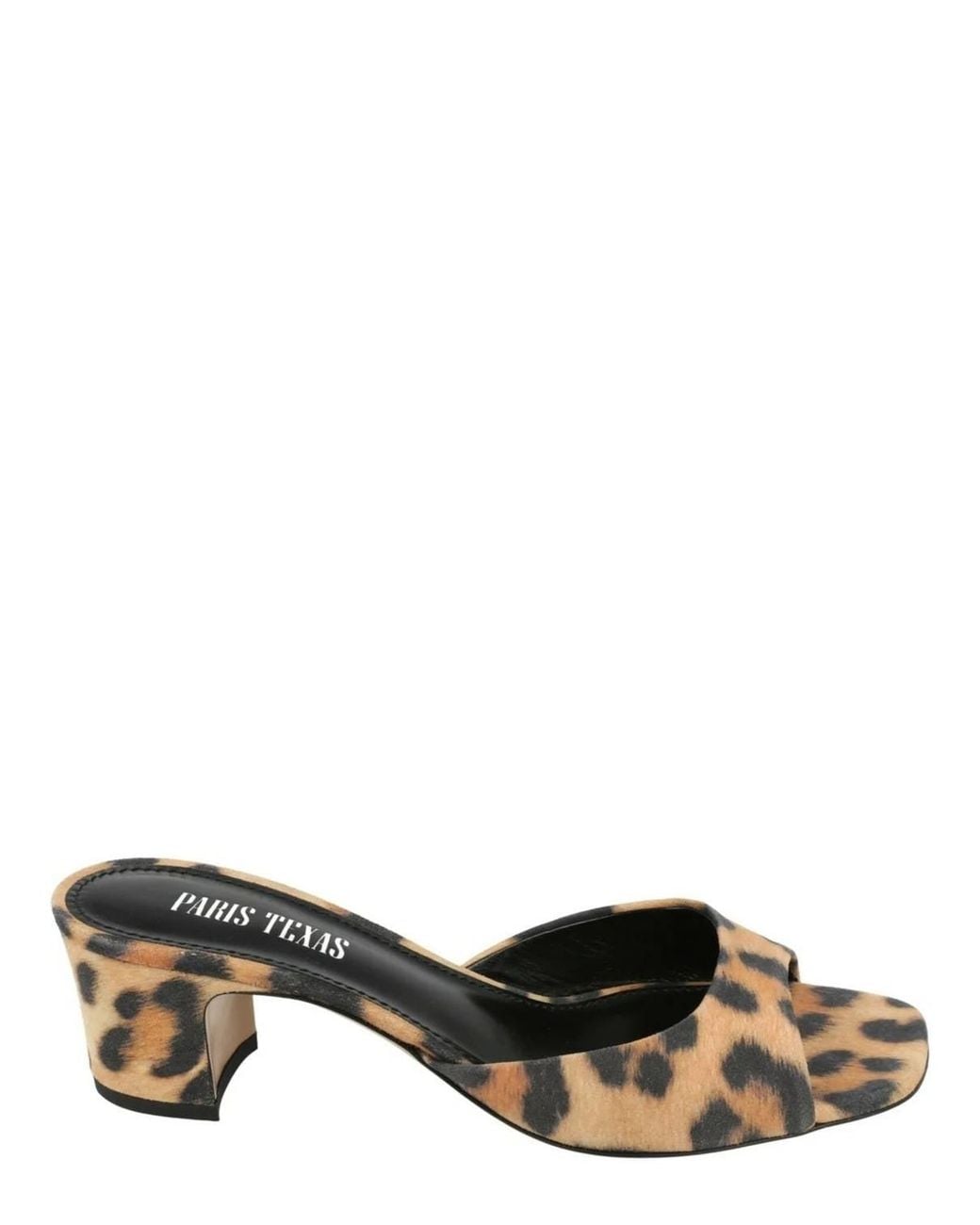 Paris Texas Leopard Print Lara Mules | Lyst