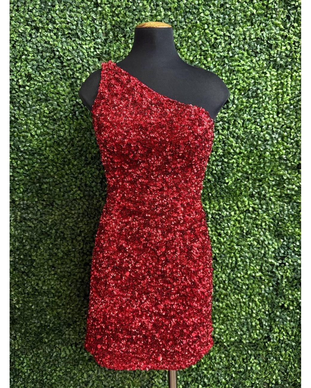 sherri hill one shoulder dress short Sherri Hill 54469