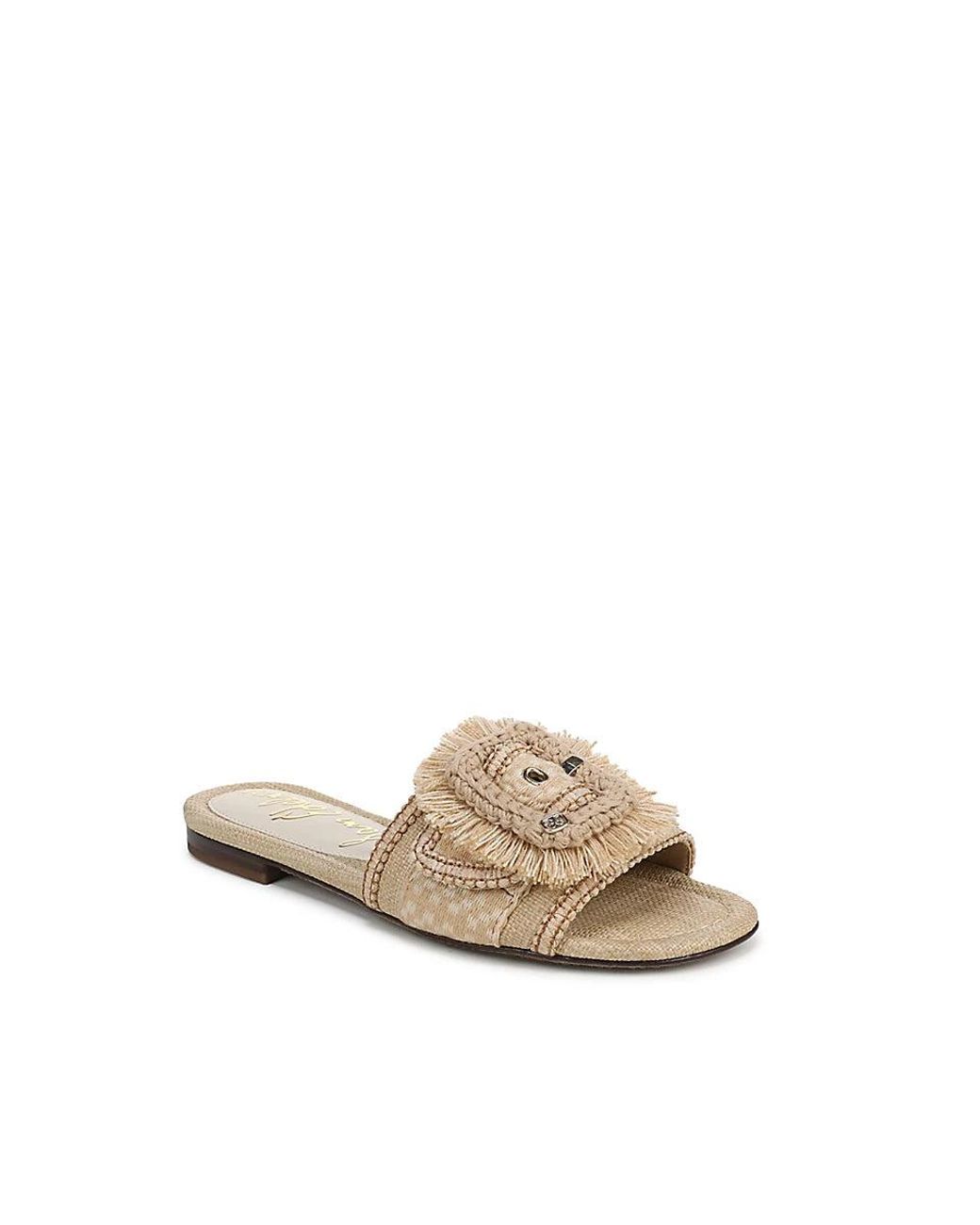 Sam Edelman Multicolor Bambi Raffia Slides