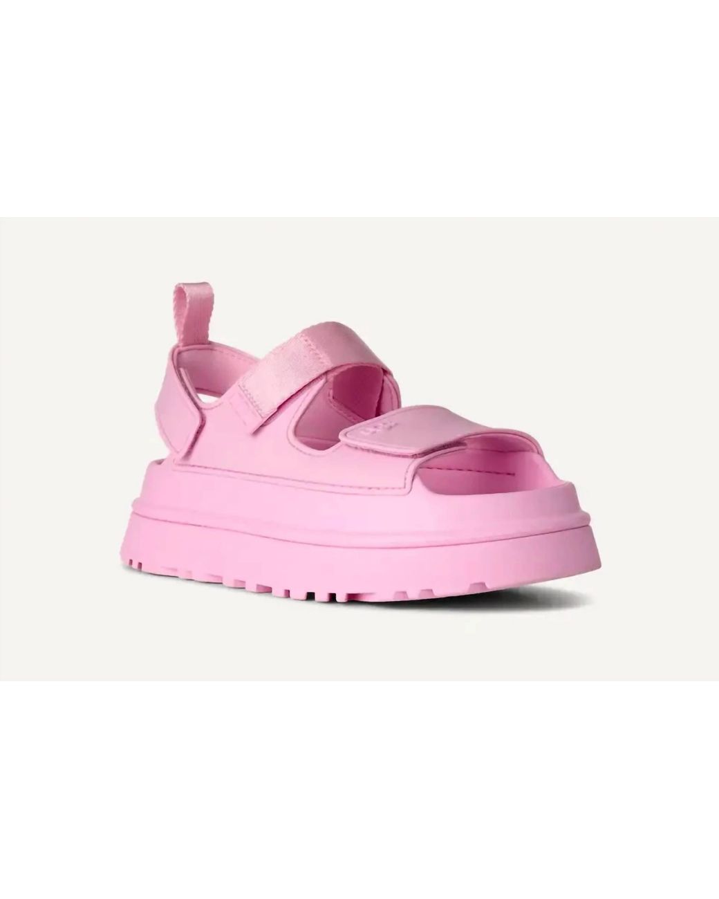 Ugg Black Goldenglow Platform Sandals