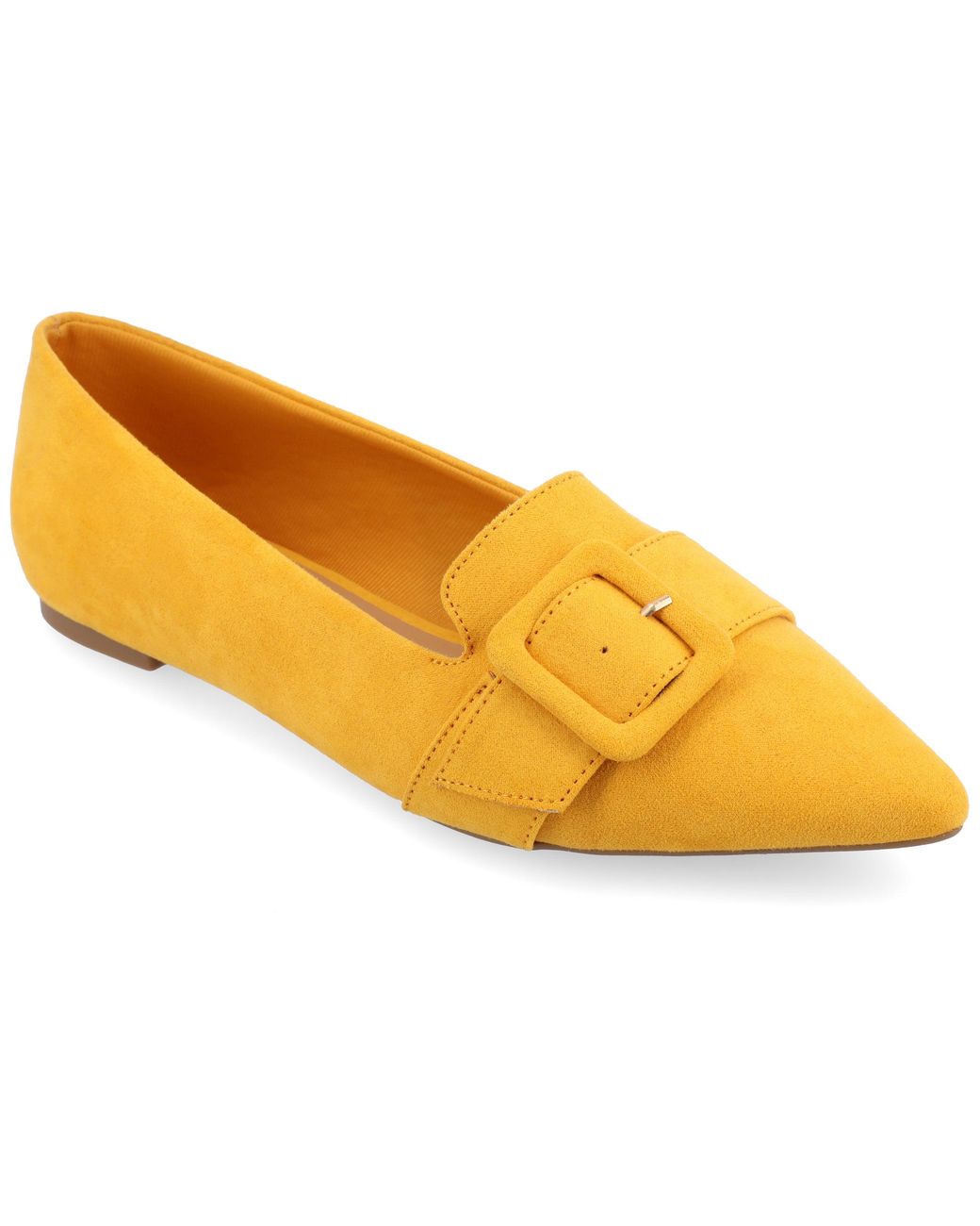 Journee Collection Yellow Collection Audrey Flat