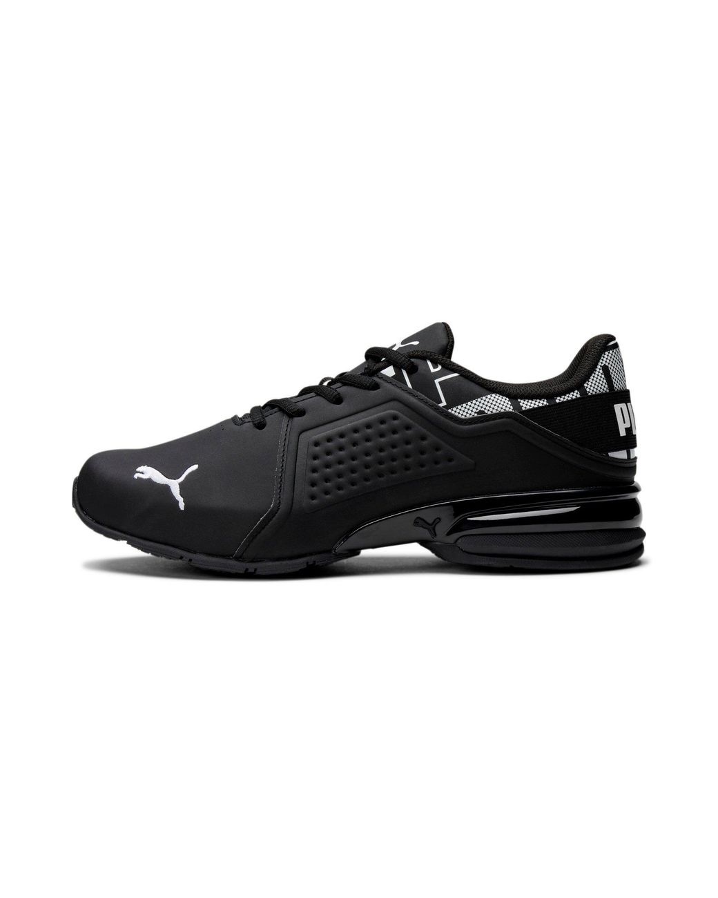 PUMA Viz Runner Repeat Running Sneakers in Black/White (Black) | Lyst