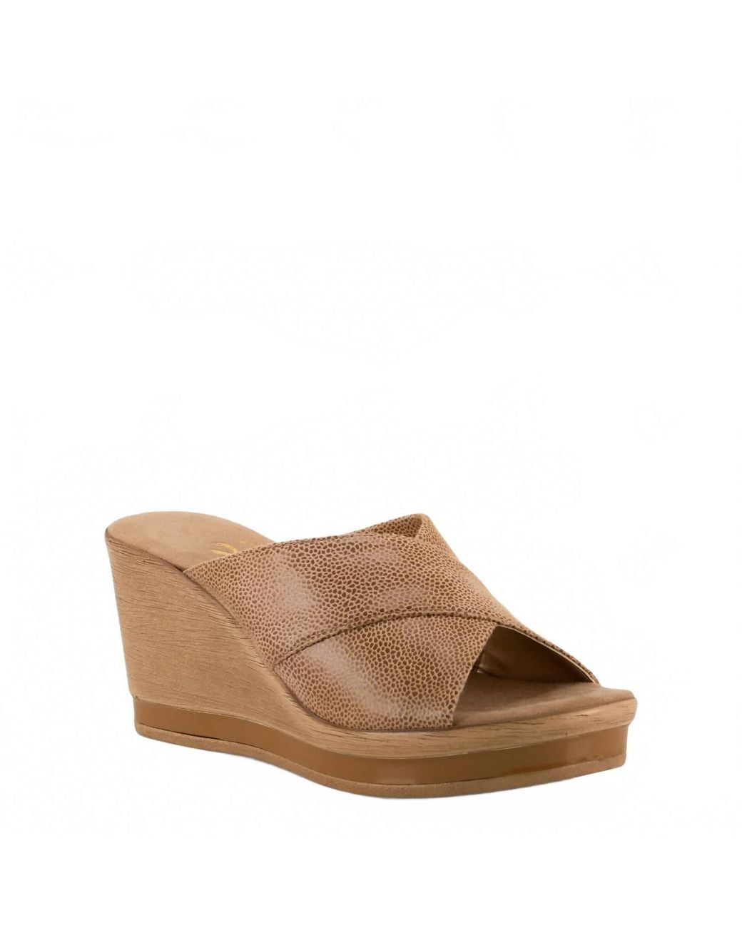 Onex Brown Dianne Slide Wedge