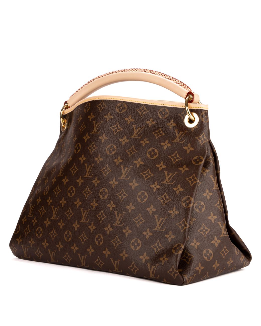 Artsy leather handbag Louis Vuitton Brown in Leather - 28297982