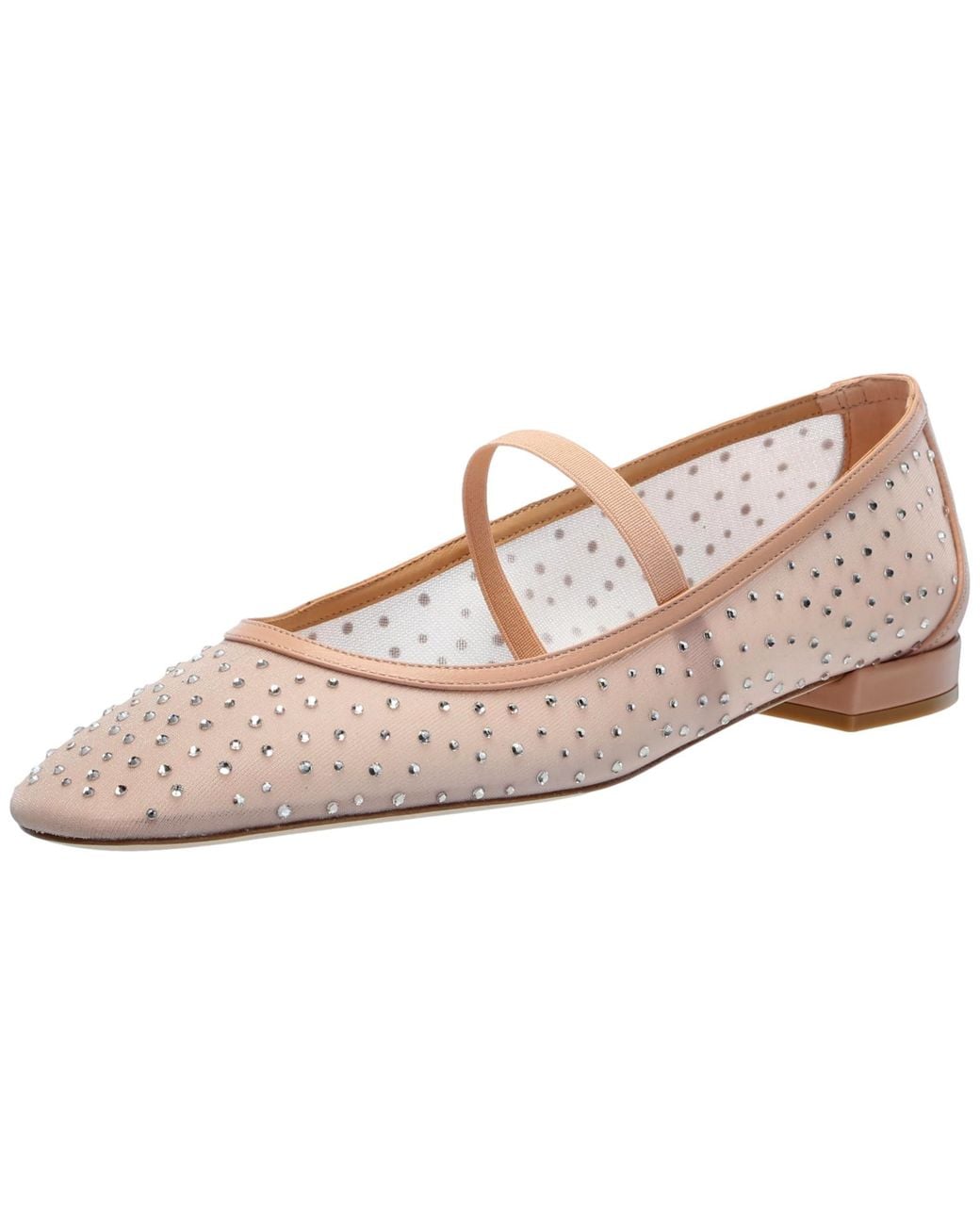 Stuart Weitzman Pink Arabella Flat Ginger Si634