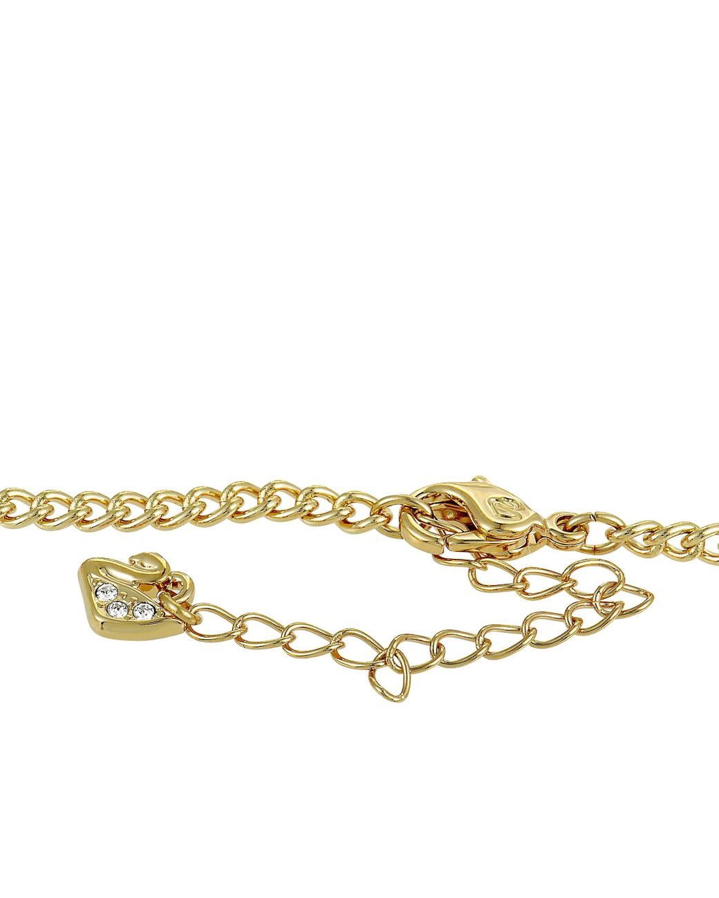 Swarovski Gipsy Yellow Gold-plated Crystal Necklace in Metallic | Lyst