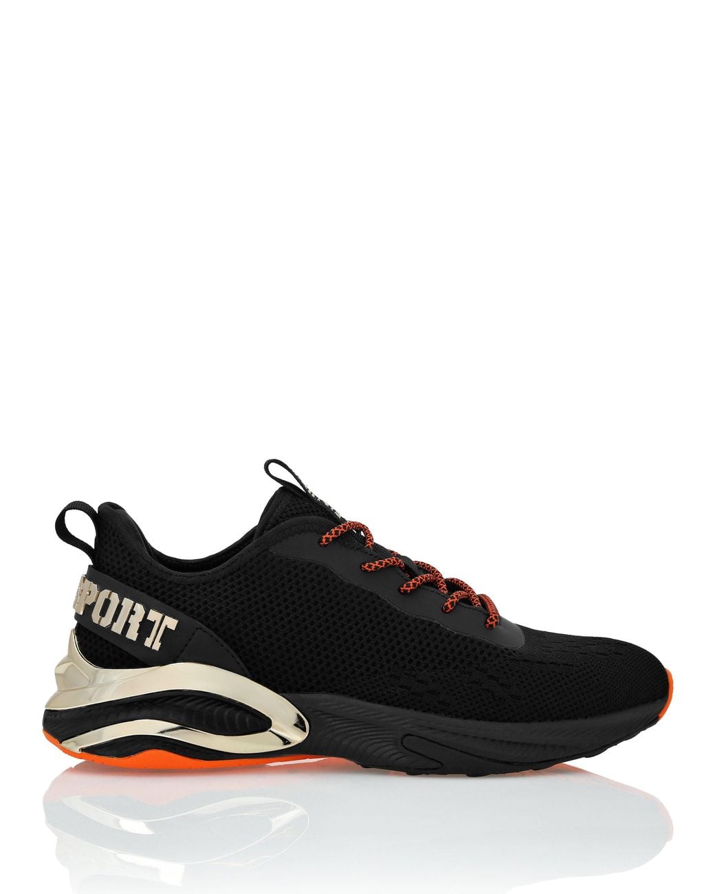 Philipp Plein Black Runner Ps Fly Knit for men