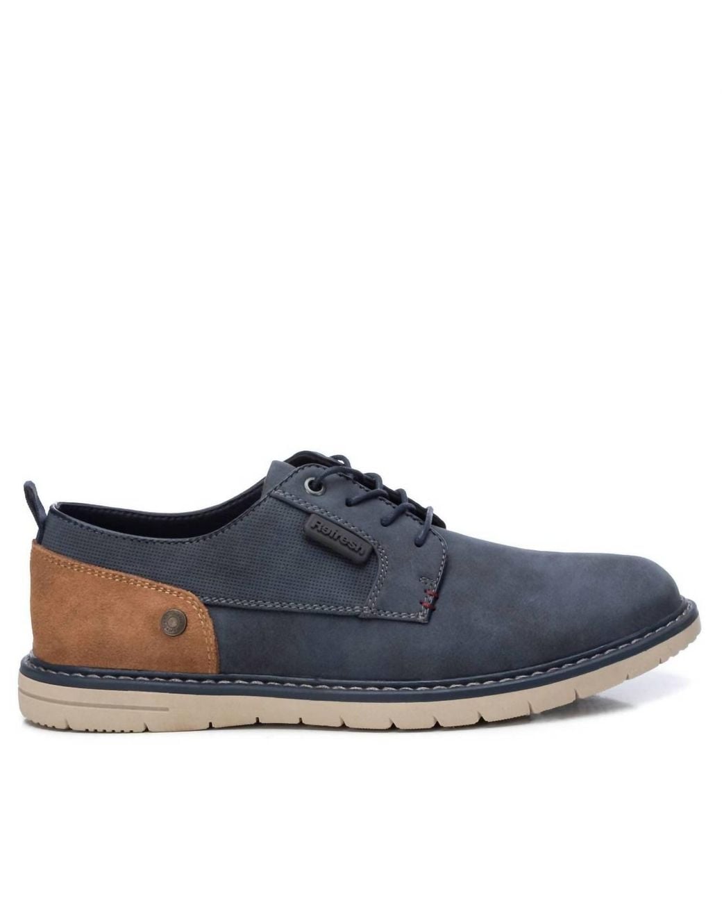 Xti Blue Oxfords Shoes for men