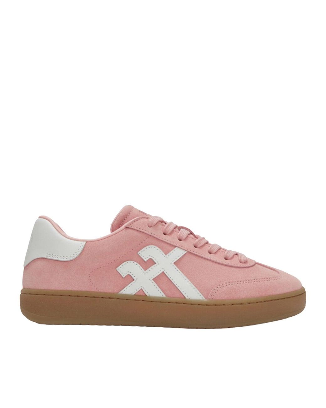 Fitflop Pink The Dash T-Toe Suede Trainers