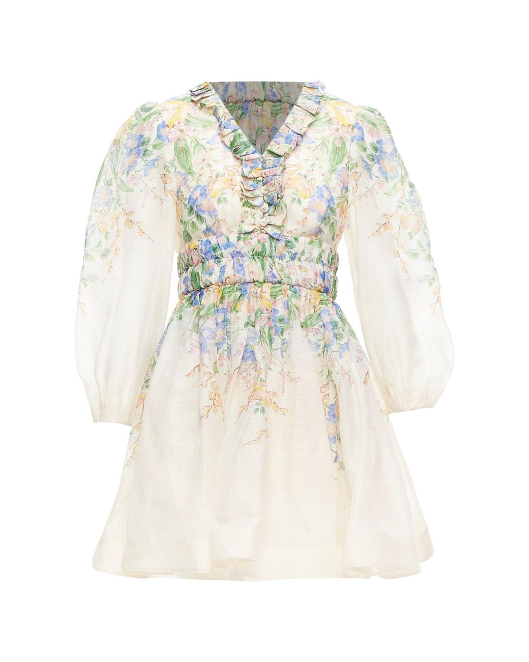 Zimmermann White Short Dresses